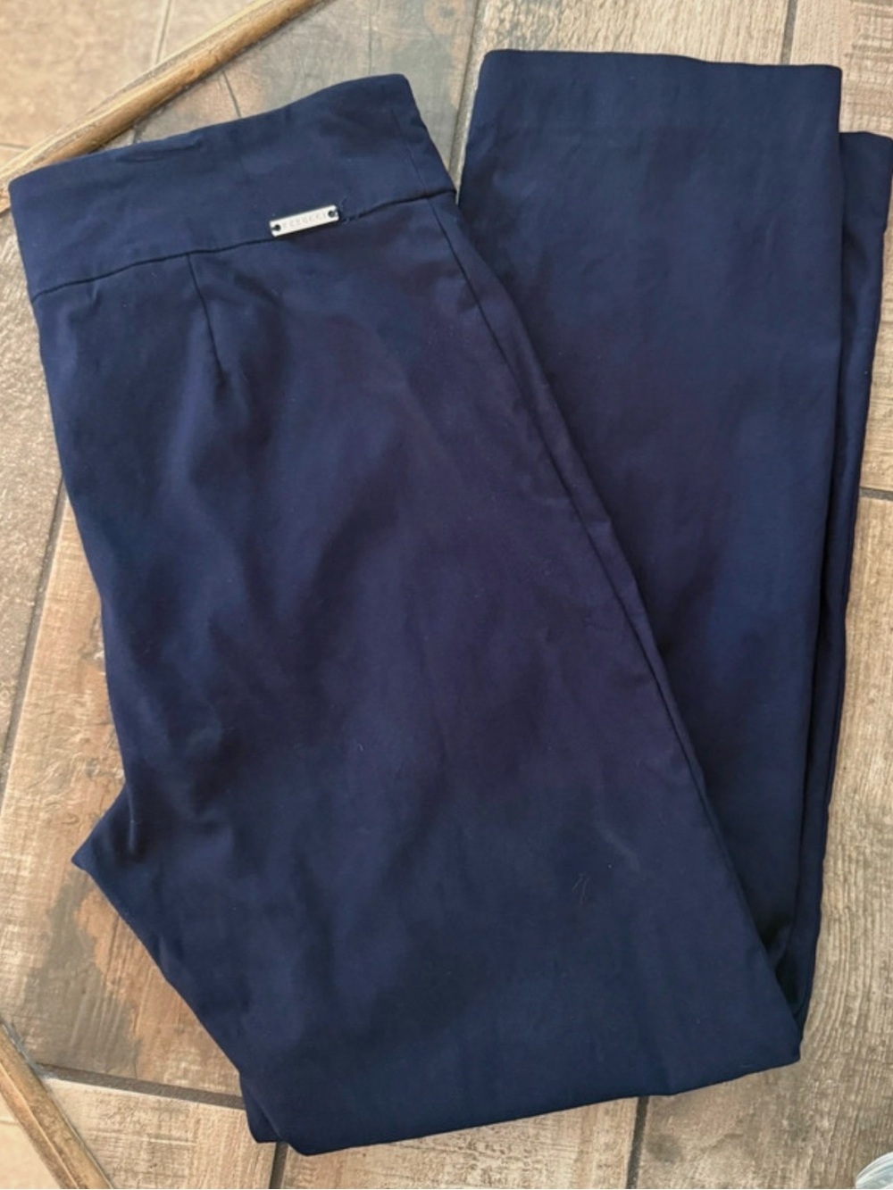 Women’s Straight Leg Pants in Navy - Classic Everyday Tailored